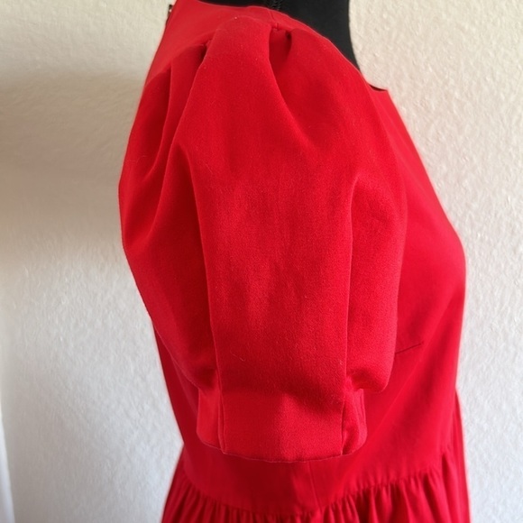Alice+Olivia Tiered Mini Dress in Bright Poppy Size 8 - Picture 9 of 13